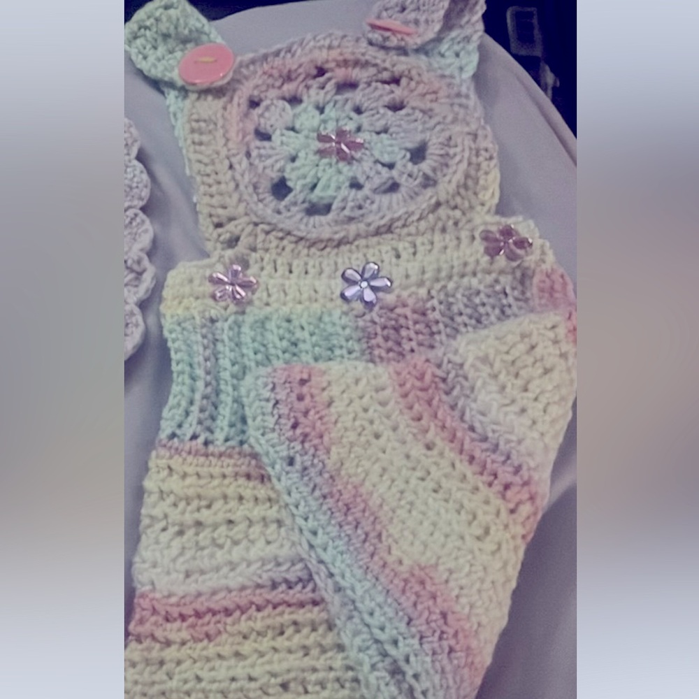 O/3 months baby cotton candy Romper